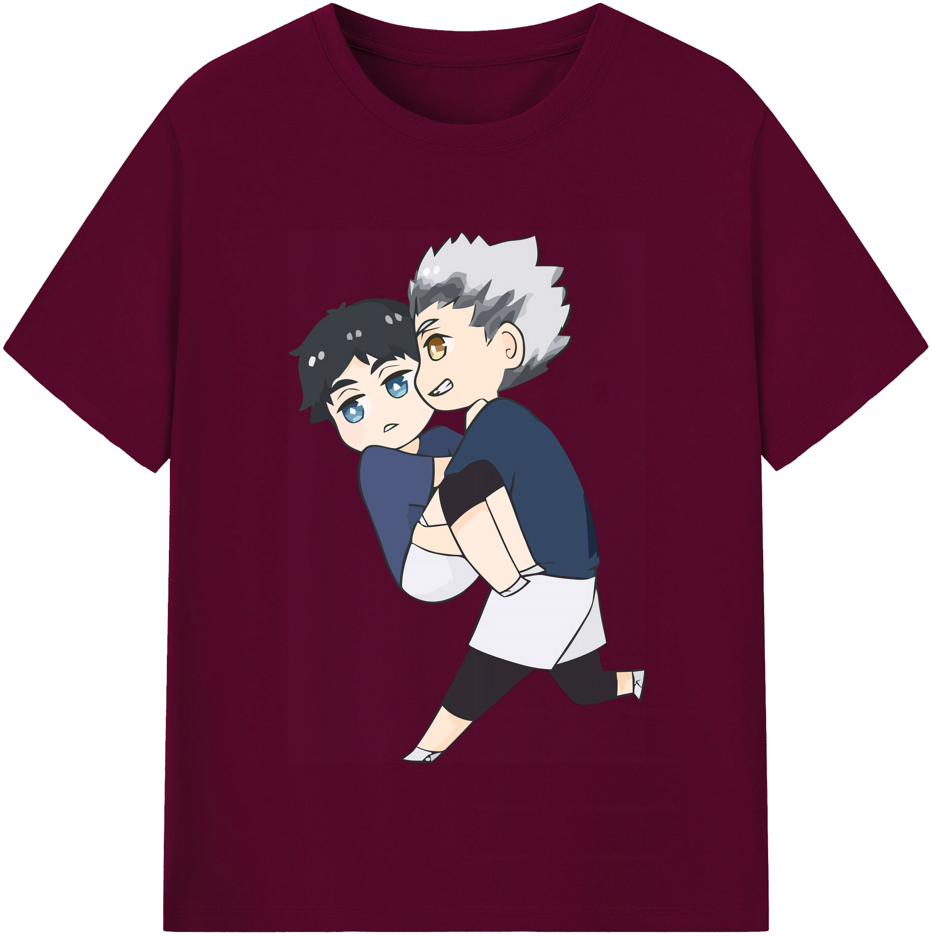 （画像用） ハイキュー!! Haikyu!! レディースカジュアルプリントTシャツ（綿100％）
